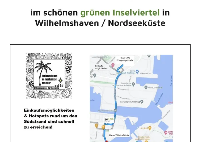 Inselviertel In Bester Lage - Eigener Eingang - Selbstaendiger Check In Lägenhet Wilhelmshaven